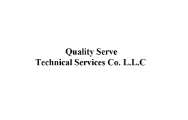 Quality Serve Technical Services Co. L.L.C